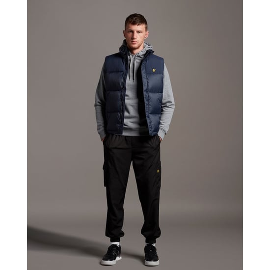 Lyle & Scott Pullover Hoodie in grijs - Image 2