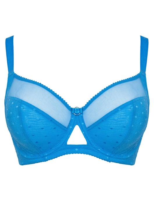 Curvy Kate Victory Polka Balcony Bra -  Blue