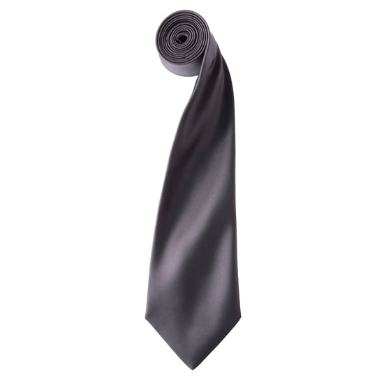 Premier Herensatineband (Smalblad) (Donkergrijs) - Image 1