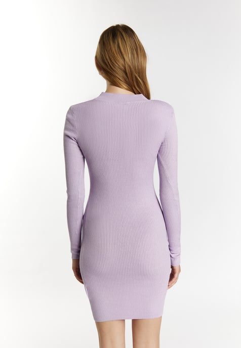 Mymo Mini-gebreide jurk Dames violet - Image 4