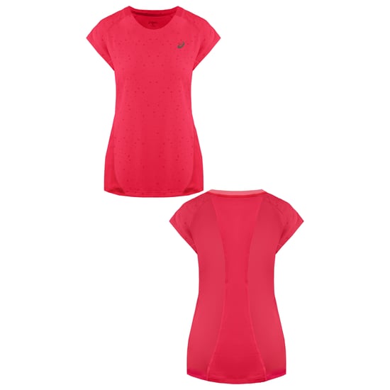 Asics Logo Womens Pink T-Shirt