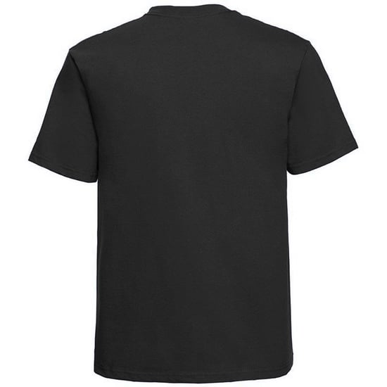 Russell Europa Heren Klassiek Zwaargewicht Ringspun Korte Mouwen T-Shirt (Zwart) - Image 2