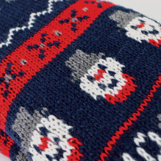 Heren Thermal Rudolph Kerst Fleece Gevoerde Slippers Winter Sokken - Image 5