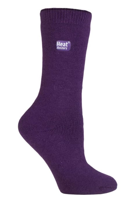 Heat Holders Ultra Lite dames dunne thermo sokken - Paars - Image 1