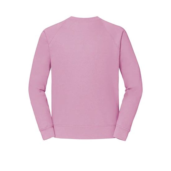 Fruit of the Loom Heren Klassiek 80/20 Raglan Sweatshirt (Lichtroze) - Image 2