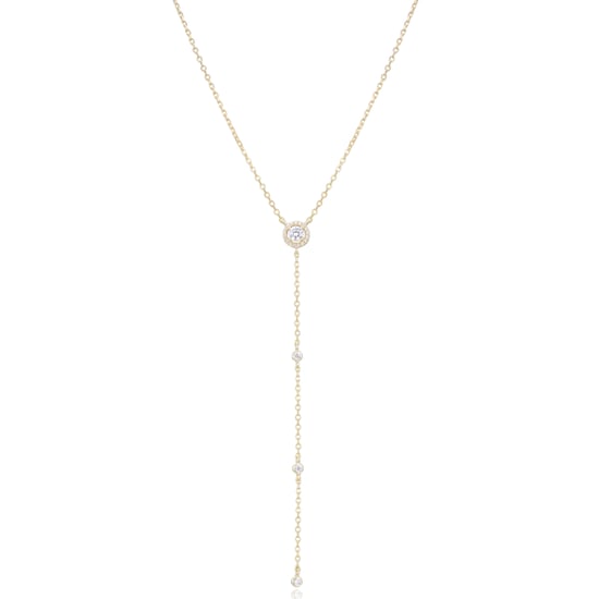 Gena.paris 'The One' Dames 925 Sterling Zilveren Ketting - Goud GC1597-Y - Image 1