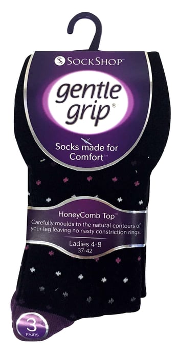 6 paar sokken zonder elastiek damessokken met zachte grip - GG07 - Image 2