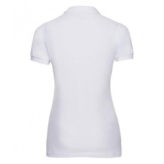 Russell Dames/dames Stretch Short Sleeve Polo Shirt (Wit) - Image 2