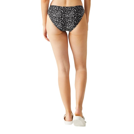 Regatta Womens/Ladies Aceana Polka Dot Bikini Bottoms (Black/White)