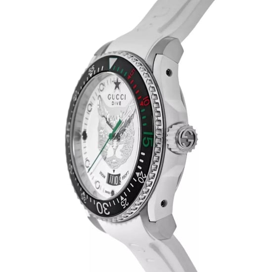 Gucci YA136329 Duik Wijzerplaat Wit Herenhorloge - Image 3