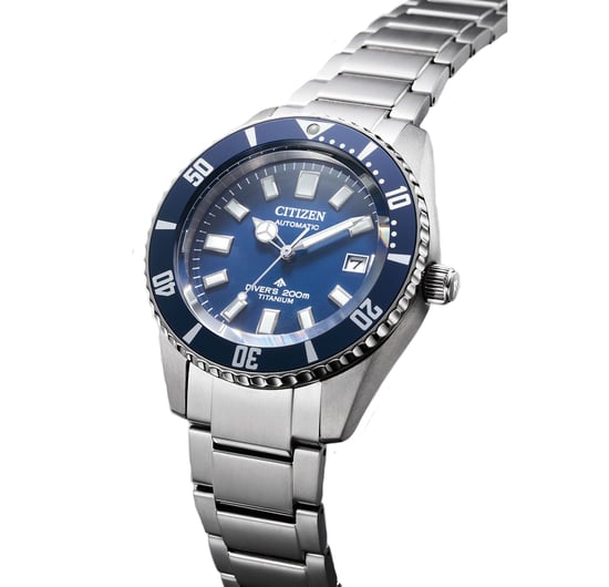 Citizen Promaster Duiker Heren Zilveren Watch NB6021-68L - Image 3