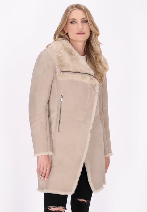 Dreimaster Jas Dames beige - Image 3