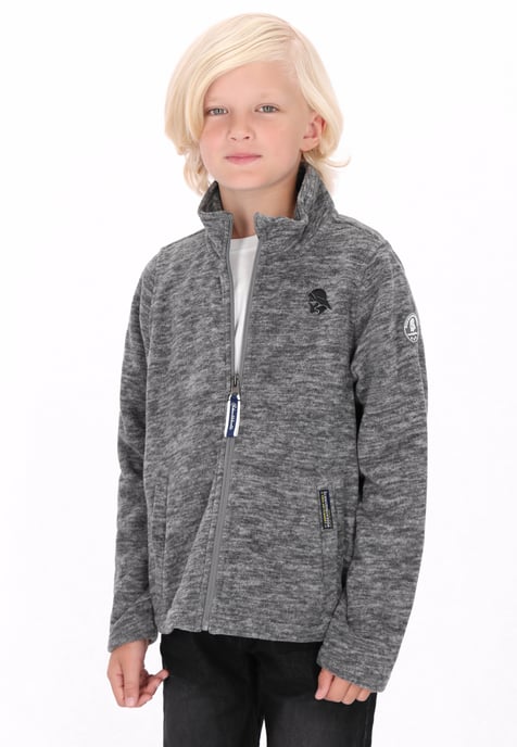 Schmuddelwedda Fleece jas jongens (kinderen) grijs melange - Image 3