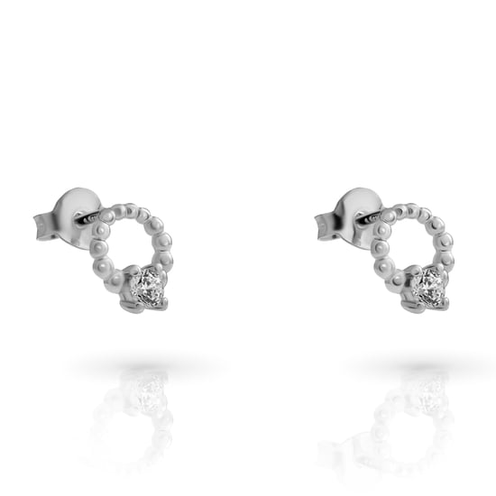 Orphelia 'Premium' Dames 925 Sterling Zilveren Set: Hanger + Oorbellen - Zilver SET-7562 - Image 4
