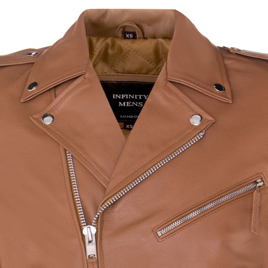 Brando biker skirt leather motorcycle jacket