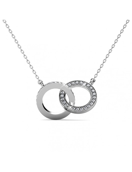 Circle Twin hangers - Oostenrijks kristal - Image 1