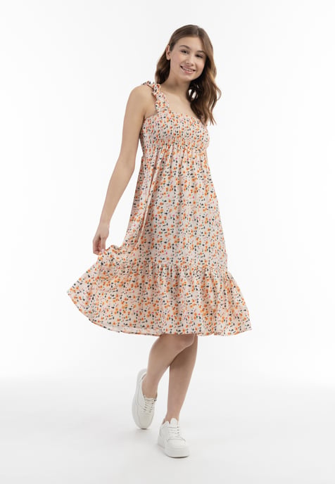 Mymo midi-jurk Dames Crème veelkleurig - Image 4