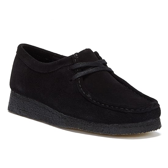 Clarks Originals Wallabee Suede Damesschoenen - (Zwart) - Image 2
