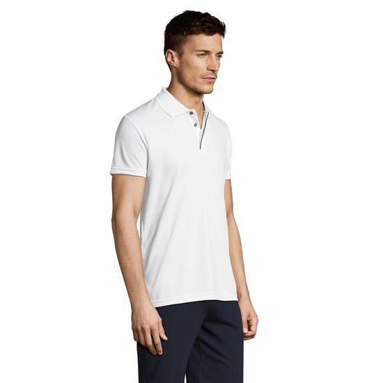 SOLS Heren Performer Sport Poloshirt (Wit) - Image 3