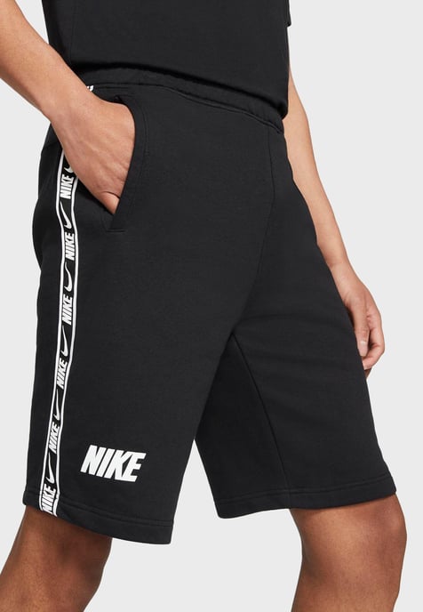 Nike NSW Repeat Heren Fleece Shorts Zwart - Image 1