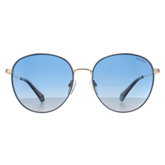 Polaroid Ronde Unisex Goud Blauw Blauw Gradiënt Gepolariseerd PLD 6215/S/X - Image 1