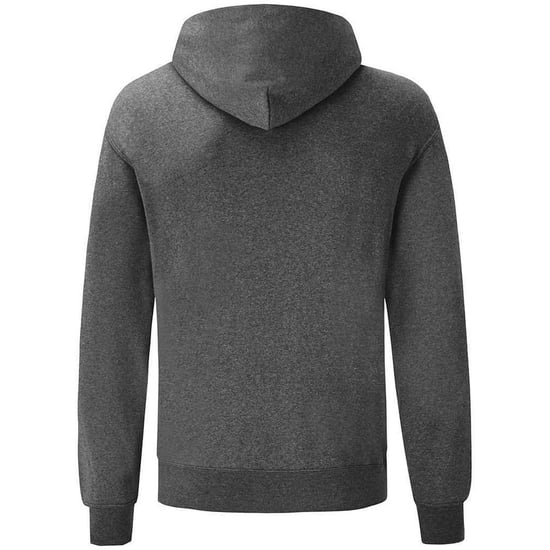 Fruit of the Loom Adults Unisex Classic Hooded Sweatshirt (Dark Grey)