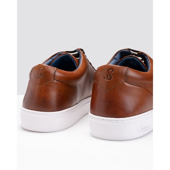 Oliver Sweeney Hayle Verouderde Kalfsleren Herensneakers - Image 5