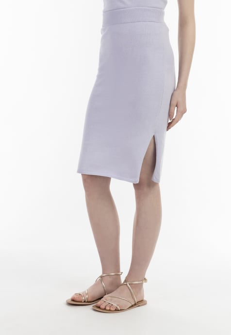 Mymo Gebreide midi-rok Dames lila - Image 3
