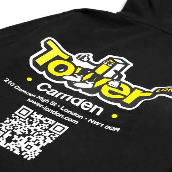 Tower London Camden Hoodie Zwart - Image 3