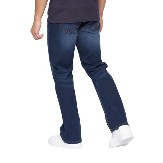 Crosshatch Heren Winsbury Bootcut Jeans (Donkere wasbeurt) - Image 2