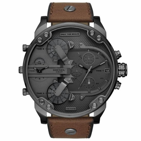 Diesel DZ7413 Mr. Daddy 2.0 Chronograaf Herenhorloge Bruin Leer - Image 1