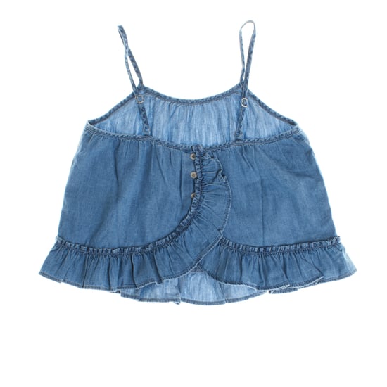 Sleeveless denim blouse 664737 girls