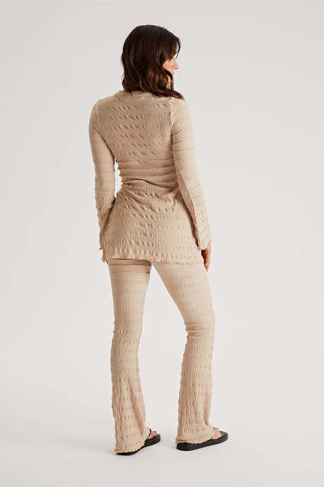 Stone Flared Textured Set