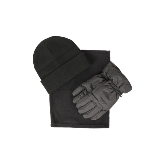 Mountain Warehouse Dames/Hoeden-Handschoenen-Sjaal-Set (Zwart) - Image 1