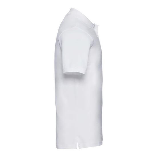 Russell Heren Klassiek Piqué Katoenen Polo Shirt (Wit) - Image 3