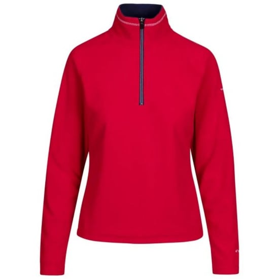 Trespass Womens/Ladies Skylar Fleece Top (Navy/Red)