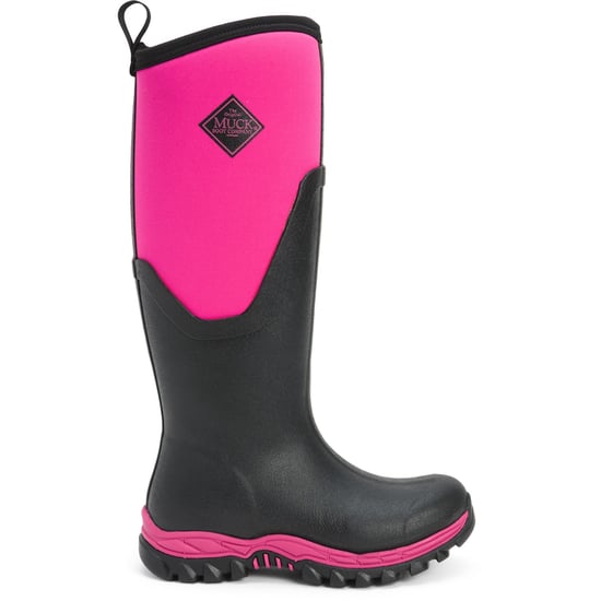 Muck Boots Arctic Sport II Tall Rubberen Zwarte/Roze Regenlaarzen - Image 5