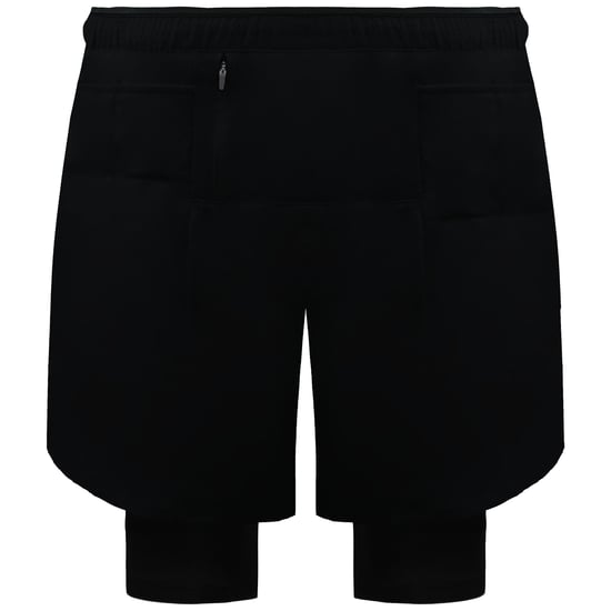 New Balance Q Speed 5inch Heren Zwart 2in1 Shorts - Image 2