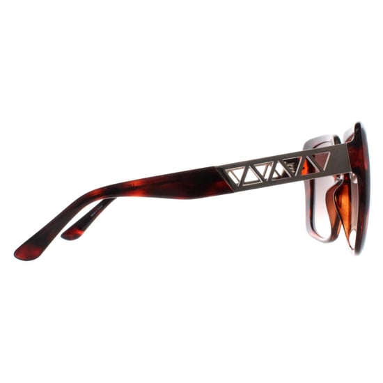 Guess Square Womens Dark Havana Brown Gradient GU7689