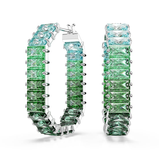 Swarovski 'Matrix Baguette' Dames Oorbellen van Basismetaal - Zilver 5705787 - Image 1