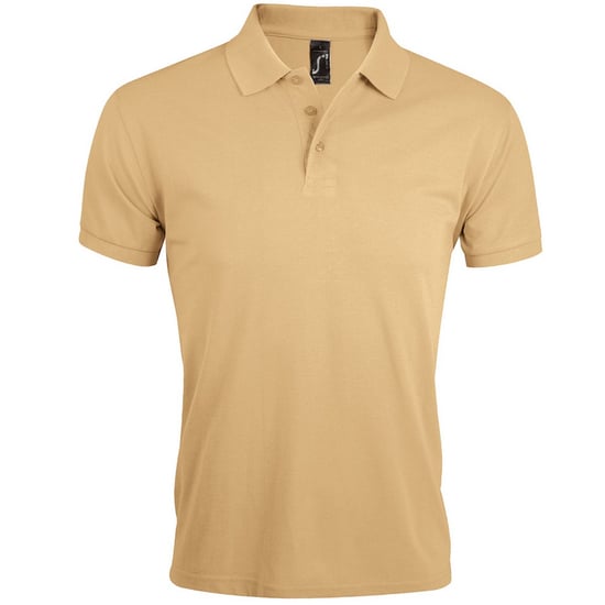 SOLS Heren Prime Pique Poloshirt met korte mouwen (Zand) - Image 1