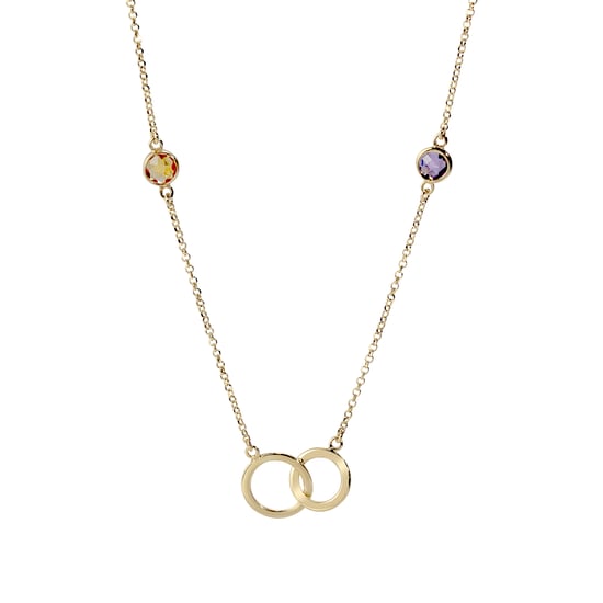 Orphelia 'Eloise' Dames 925 Sterling Zilveren Ketting - Goud ZK-7409/G - Image 3