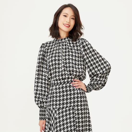 Houndstooth -print blouse - Image 2