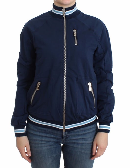 John Galliano Katoenen vest met blauwe rits voor dames - Image 1