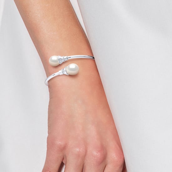 YOU & ME Bracelet Freshwater Pearl 11-12 mm White 925