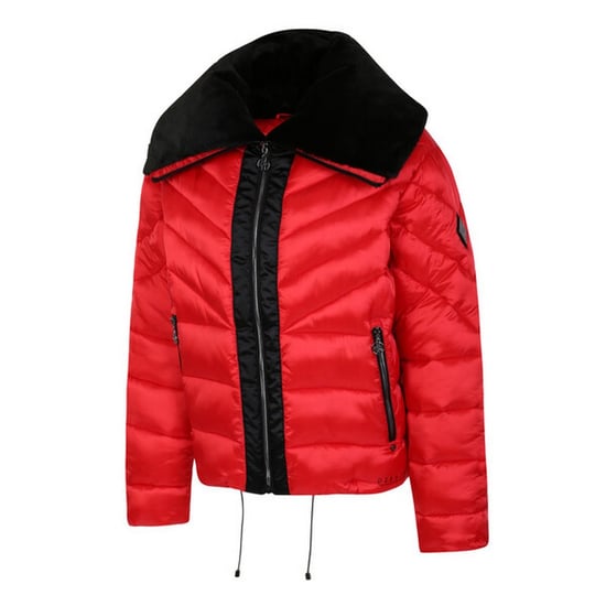 Dare 2B Dames/Dames Julien Macdonald Suppression Contrast Panel Gewatteerde Jas (Vulkanisch Rood) - Image 3