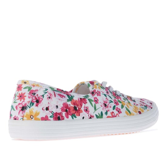 Rocket Dog Chow Chow Margate Bloemen Casual Slip On Dames Meisjes - Image 3