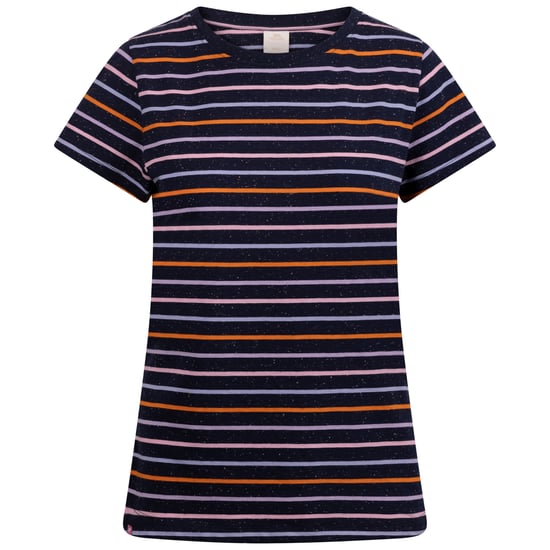 Trespass Dames/Dames Michaela Gestreept T-shirt (Marine/Multikleurig) - Image 1