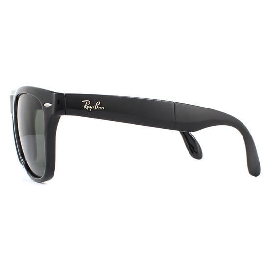 Ray-Ban Sunglasses Folding Wayfarer 4105 Black Green Polarized 601/58 54mm