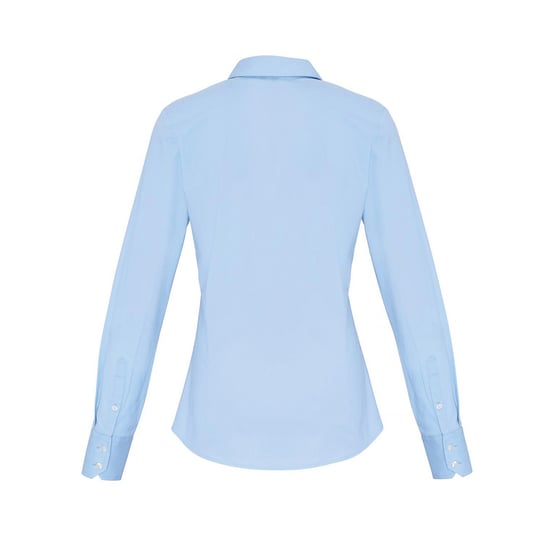 Premier Dames/Dames Popeline Stretch Shirt Met Lange Mouwen (Zwart) - Image 3